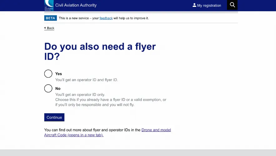 Consider if a Flyer ID is Required