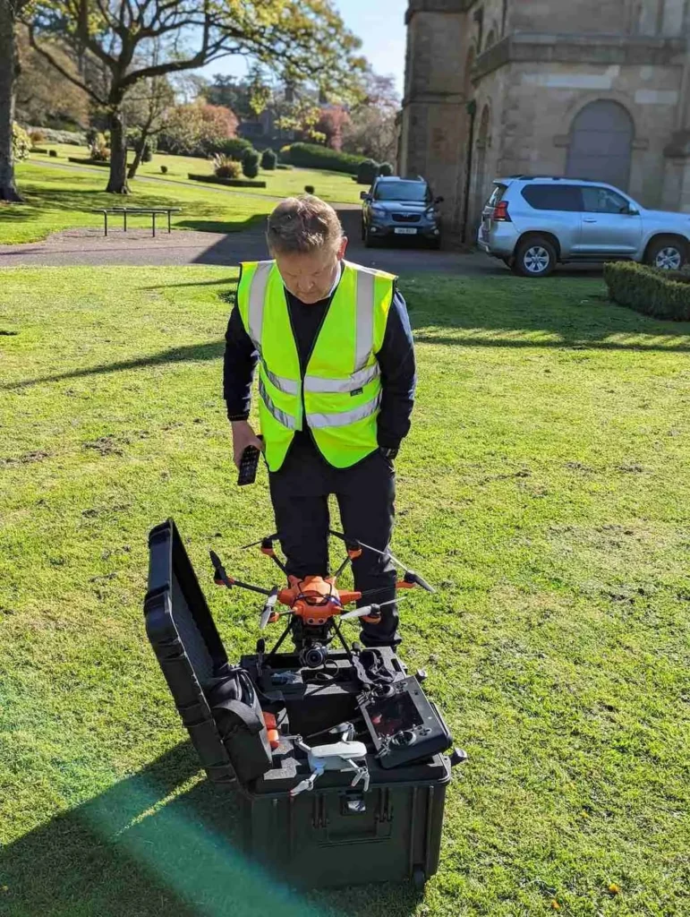 Me checking out my yuneec dji alternative drone 1