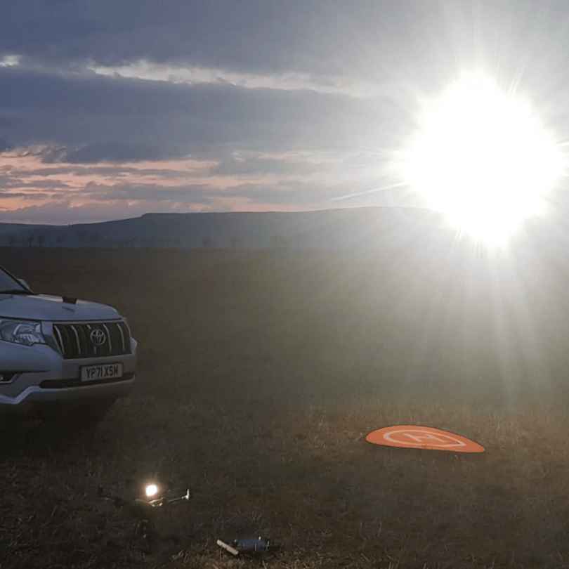 drone taking off at night 32 11zon