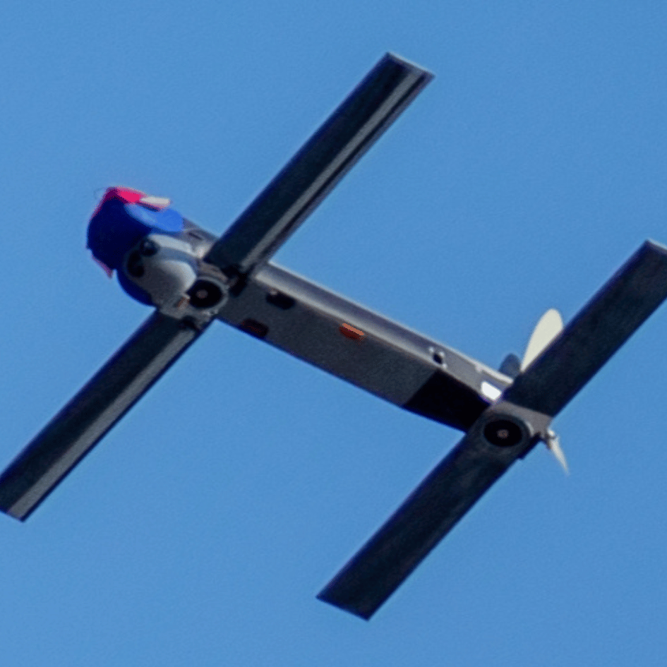 switchblade drone in the air