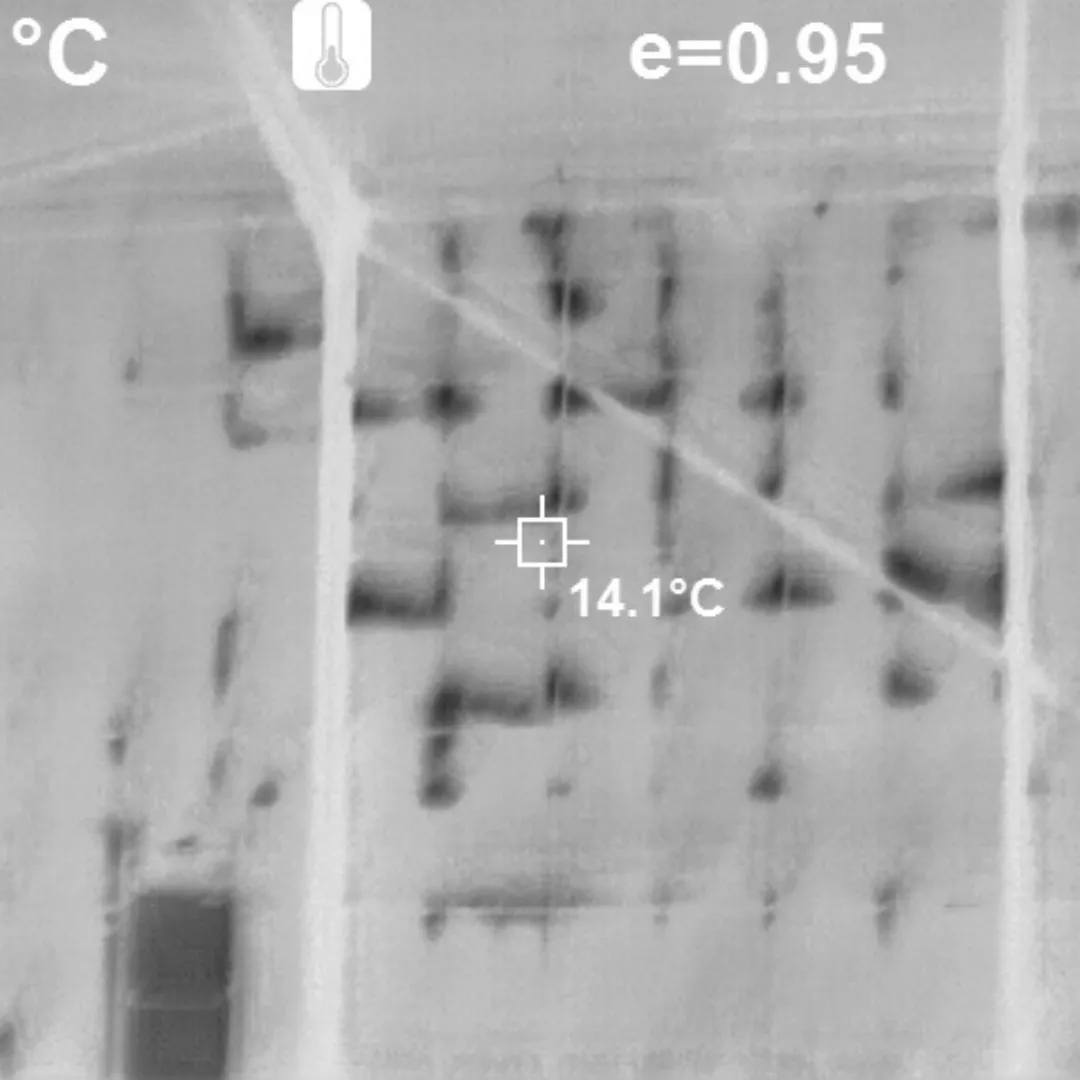 thermal imaging of commercial property by drone 1