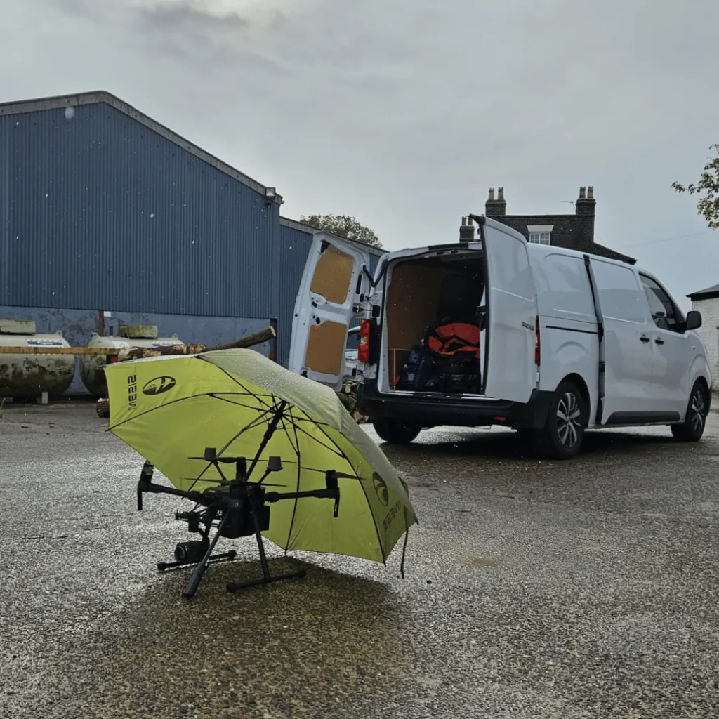 thermal imaging of commercial property by drone 4