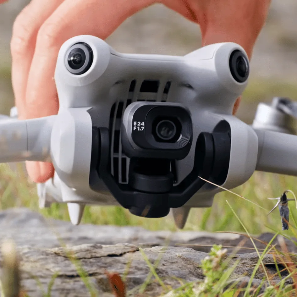 dji mini 4 pro preparing for take off